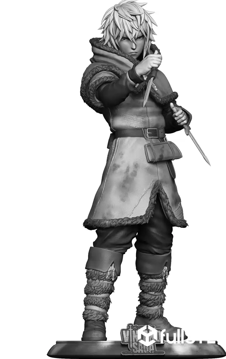 Thorfinn Vinland Saga STL 3D Print Model - Image 6