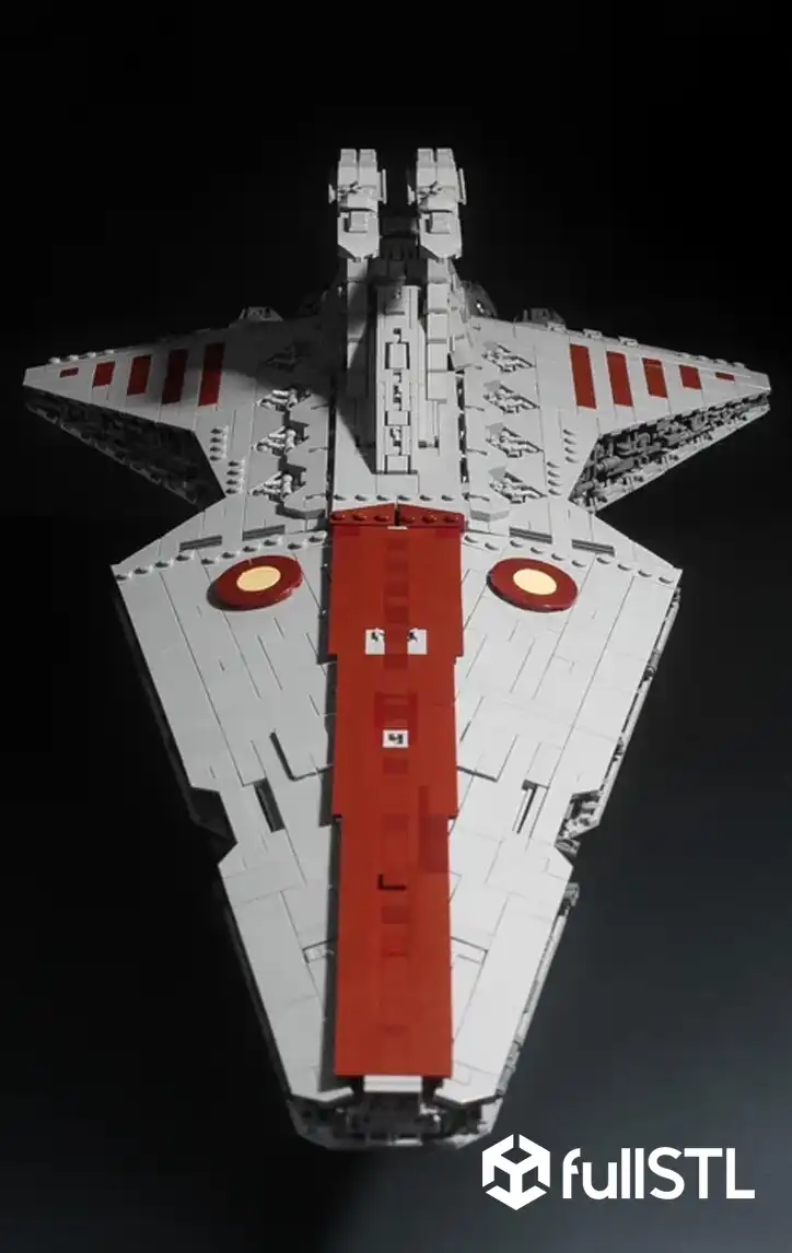 Venator-Class Star Destroyer Star Wars STL 3D Print Model
