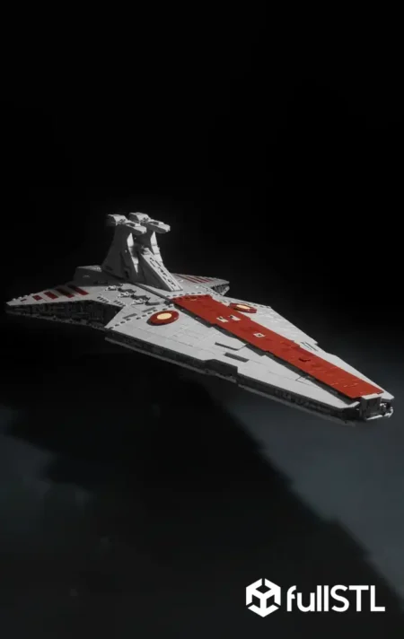 Venator-Class Star Destroyer Star Wars STL 3D Print Model