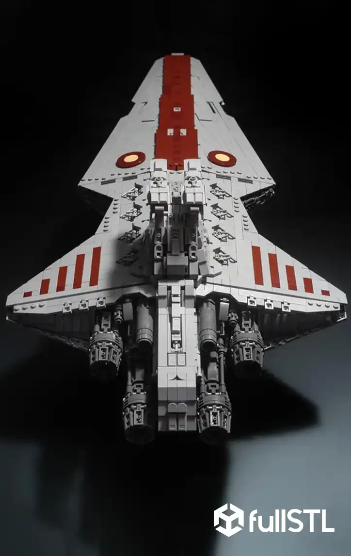 Venator-Class Star Destroyer Star Wars STL 3D Print Model