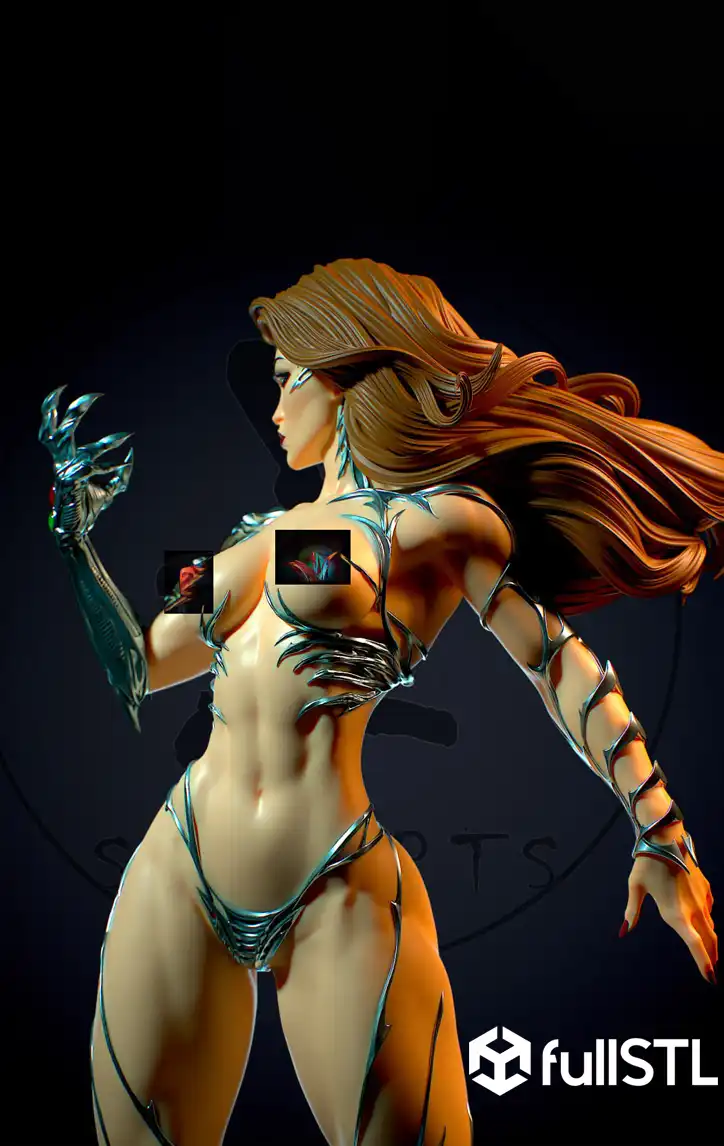 Witchblade Sara Pezzini STL 3D Print Model