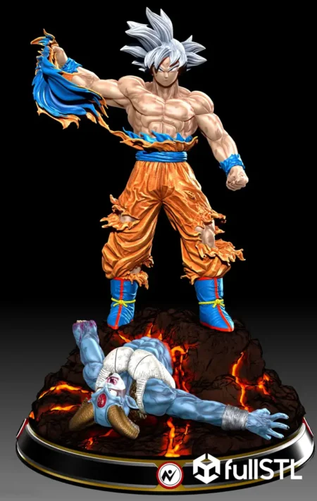 Goku Defeat Moro Dragon Ball STL 3D Print Model