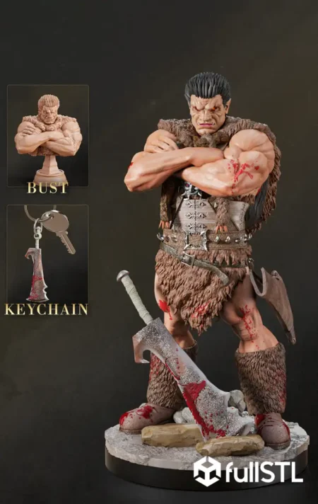 Berserk Zodd Standalone Epic STL 3D
