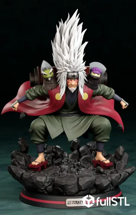 Jiraiya Sage Mode Action Epic STL 3D