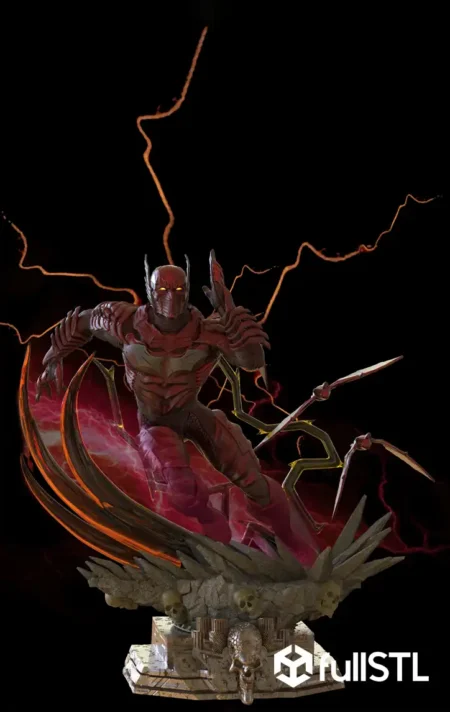 Red Death Running Epic STL 3D Model