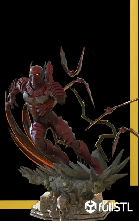 Red Death Running Epic STL 3D Model